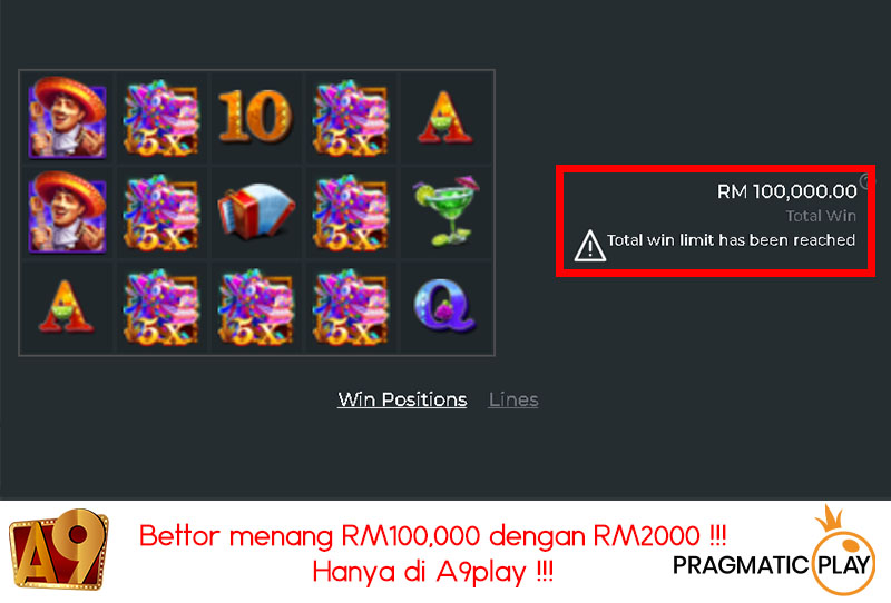 A9play Casino winner | Menang besar | Win RM100,000 with RM2000