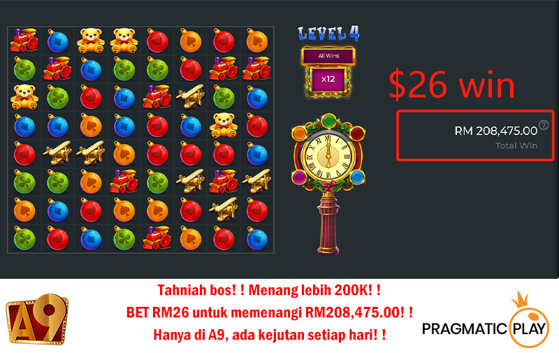 A9play Casino winner | Menang besar | Win RM208475 with RM26