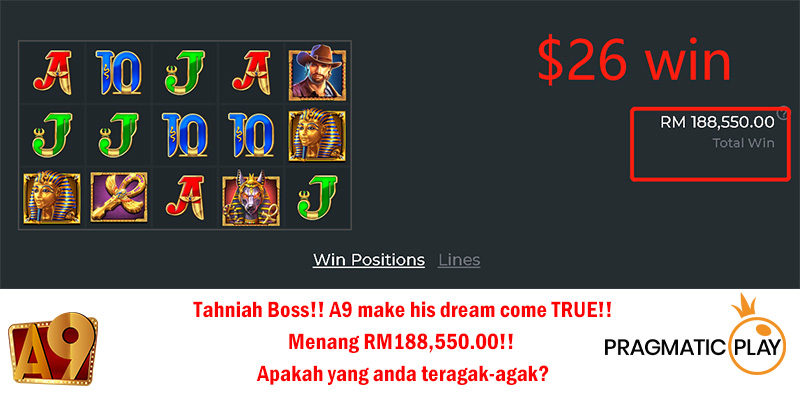 A9play Casino winner | Menang besar | Win RM188550