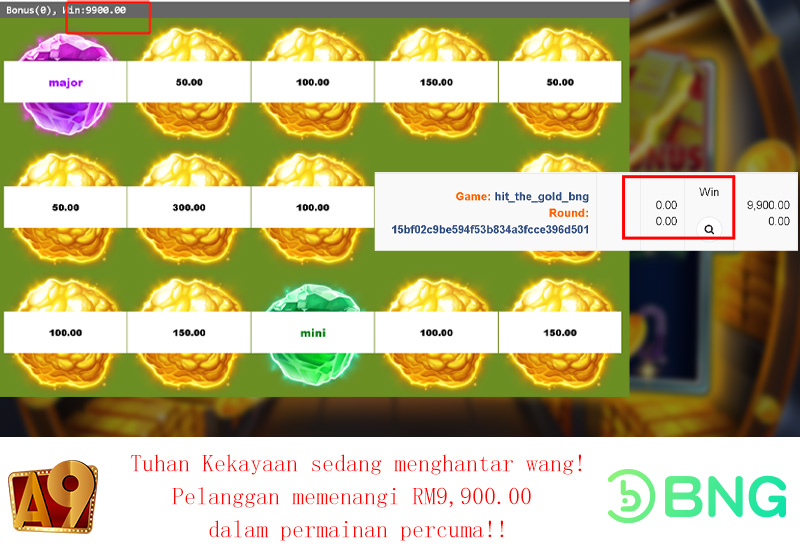 A9play Casino winner | Menang besar | Win RM9900 in free game